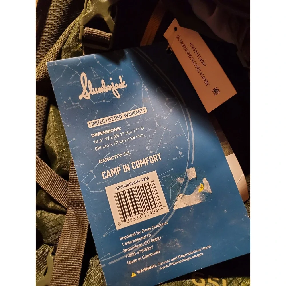 Slumberjack brand new